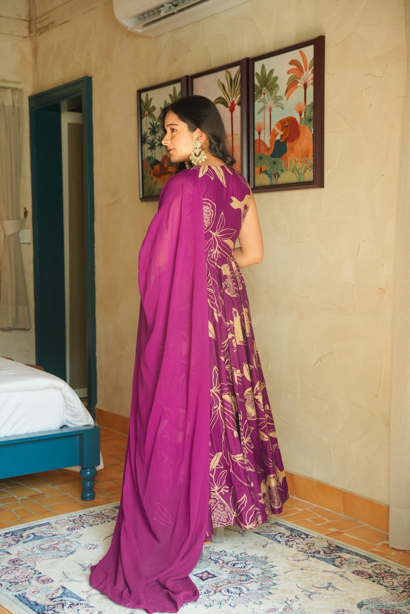 Parina Cotton Anarkali Suit Set