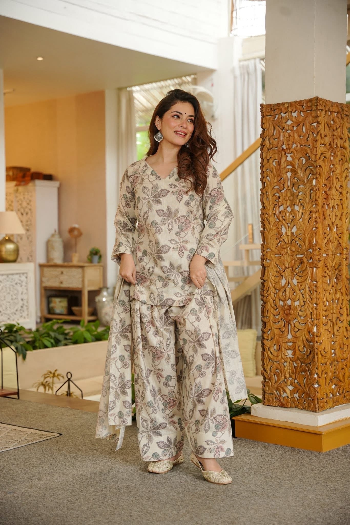 Parizah Printed Farshi Salwar Set