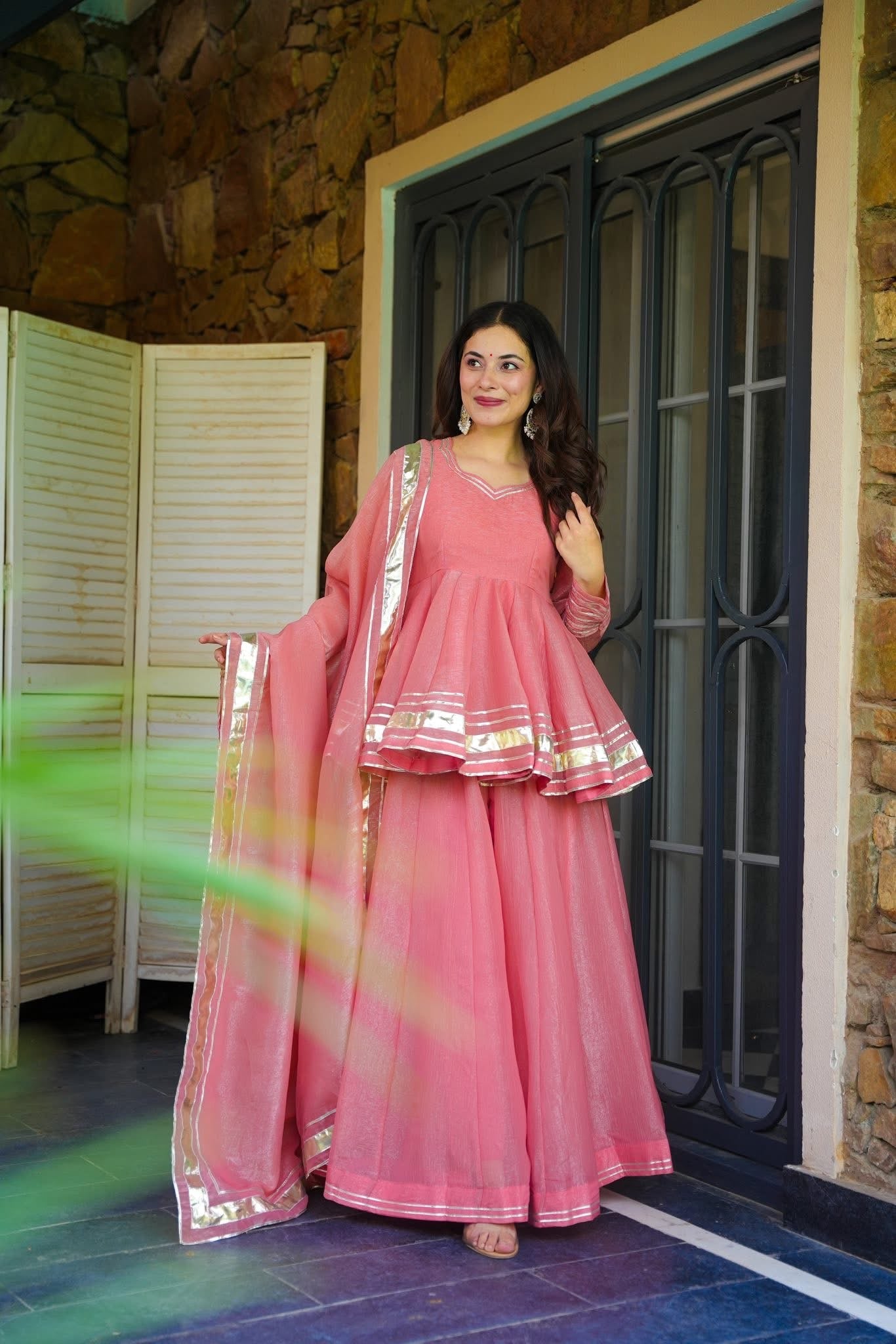 Shimmering Petal Suit Set