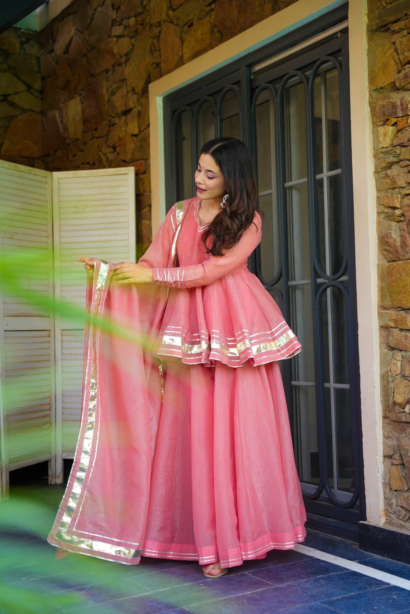 Shimmering Petal Suit Set